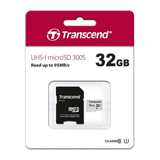 Transcend 32 GB microSDHC mälukaart